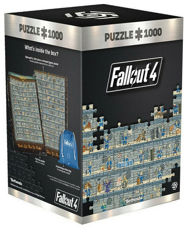 Пазл Fallout 4 Perk Poster Puzzles 1000 ел.