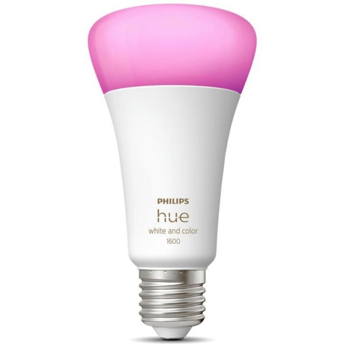 Лампа розумна Philips Hue E27, 15W(100Вт), 2000K-6500K, RGB, ZigBee, Bluetooth, димування