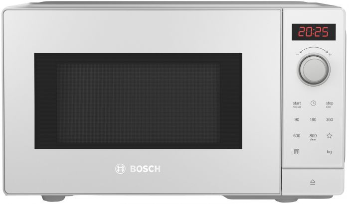 Мікрохвильова піч Bosch, 20л, ел. управл., 800Вт, білий