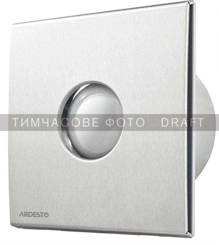 Витяжний вентилятор Ardesto BFC-100S 15 Вт, 70 м3/г, 2400 об./хв., 30 дБ, cріблястий