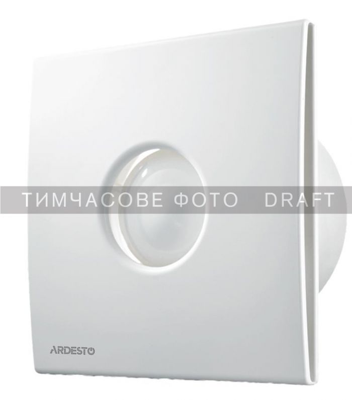 Витяжний вентилятор Ardesto BFC-100W 15 Вт, 70 м3/г, 2400 об./хв., 30 дБ, білий