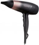 Фен Remington ROSE SHIMMER, 2200Вт, 3 режими, дифузор, іоніз-я, хол. обдув, чорно-рожевий Фен Remington ROSE SHIMMER, 2200Вт, 3 режими, дифузор, іоніз-я, хол. обдув, чорно-рожевий