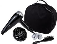 Фен Remington STYLE EDITION, 2200Вт, 3 режими, іоніз-я, хол. обдув, дифузор, гребінець, резинка, кейс, чорно-сірий Фен Remington STYLE EDITION, 2200Вт, 3 режими, іоніз-я, хол. обдув, дифузор, гребінець, резинка, кейс, чорно-сірий