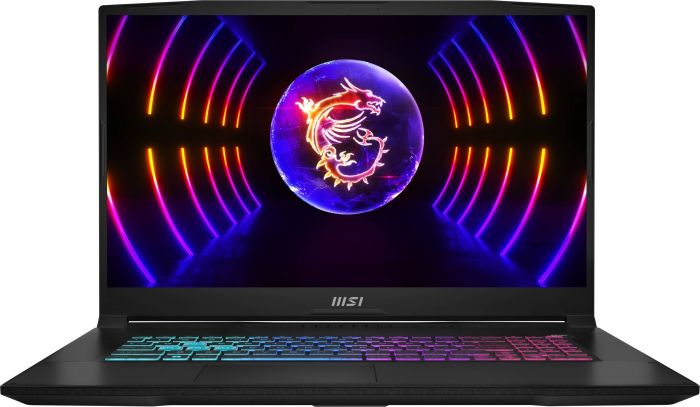 Ноутбук MSI Katana 17.3 QHD, Intel i7-13700H, 16GB, F1TB, NVD4070-8, DOS, чорний