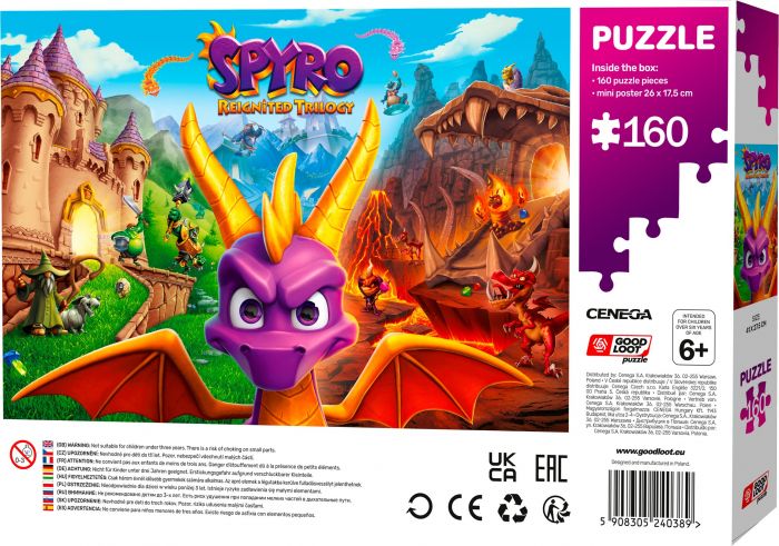 Пазл Spyro Reignited Trilogy Puzzles 160 ел.