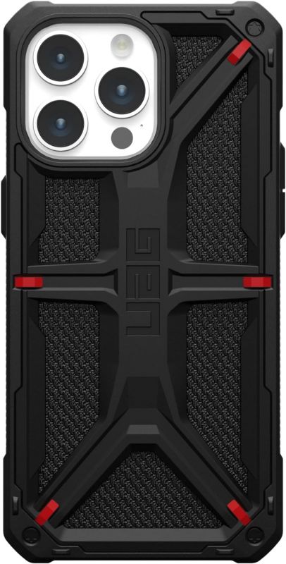 Чохол UAG для Apple iPhone 15 Pro Max Monarch, Kevlar Black