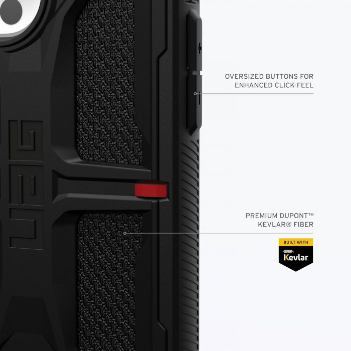 Чохол UAG для Apple iPhone 15 Pro Monarch, Kevlar Black