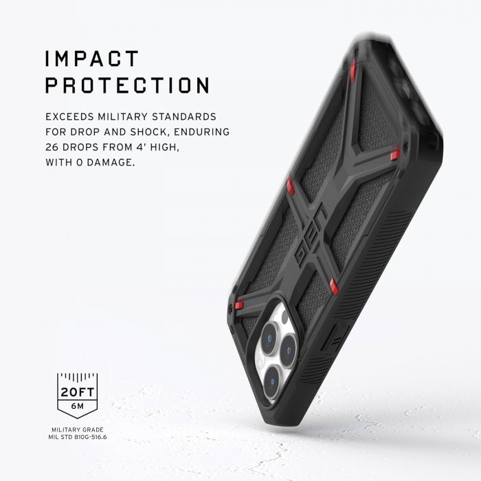 Чохол UAG для Apple iPhone 15 Pro Monarch, Kevlar Black