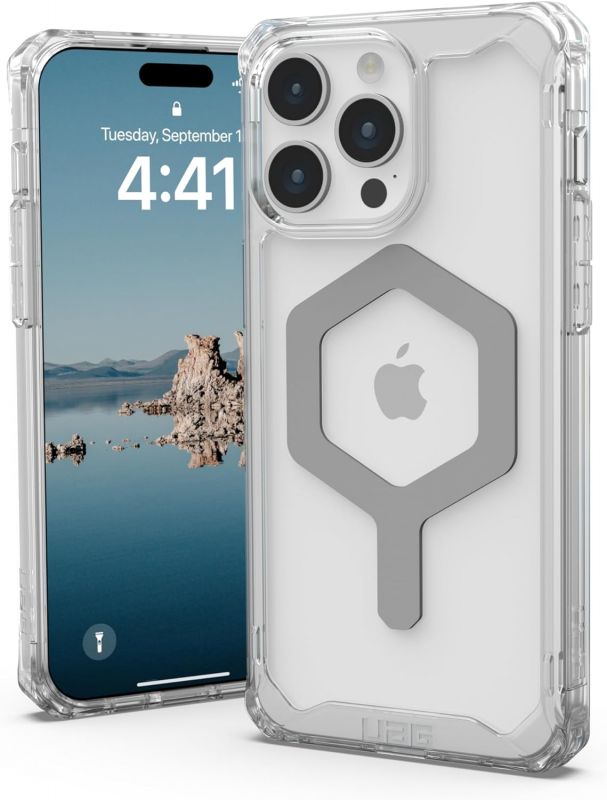 Чохол UAG для Apple Iphone 15 Pro Max Plyo Magsafe, Ice/Silver