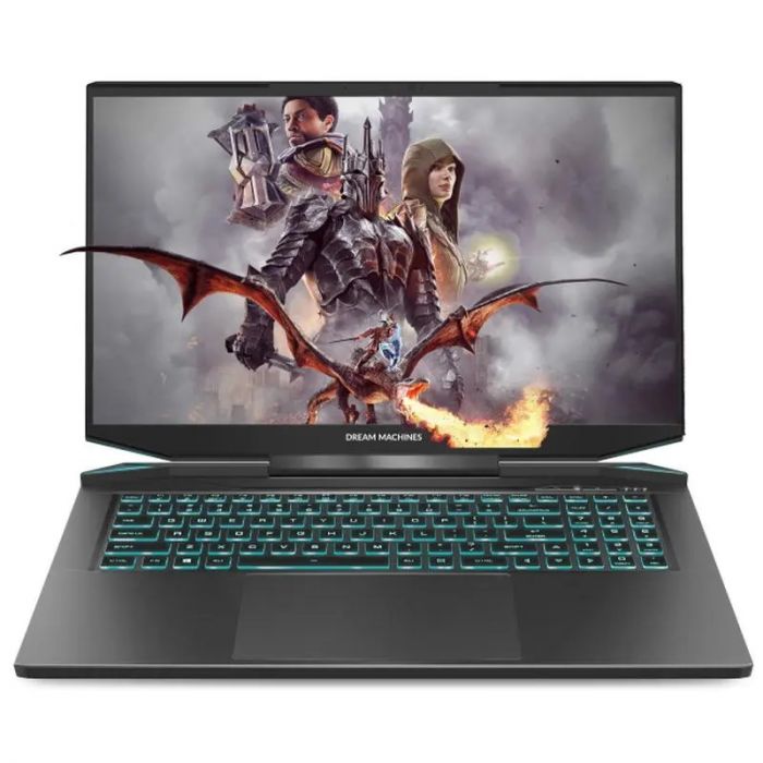 Ноутбук Dream Machines RT4060-17 17.3FHD IPS, AMD R7 7735HS, 16GB, F1TB, NVD4060-8, DOS, чорний