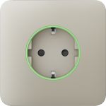 Передня панель для вбудованої розетки Ajax SoloCover for Outlet smart, Jeweler, бездротової, ivory