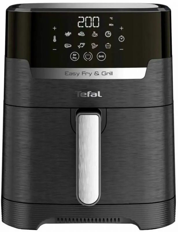 Мультипіч Tefal EasyFry&Grill Precision, 1550Вт, чаша-4.2л, сенсорне керув., 8 програм, гриль, пластик, чорний