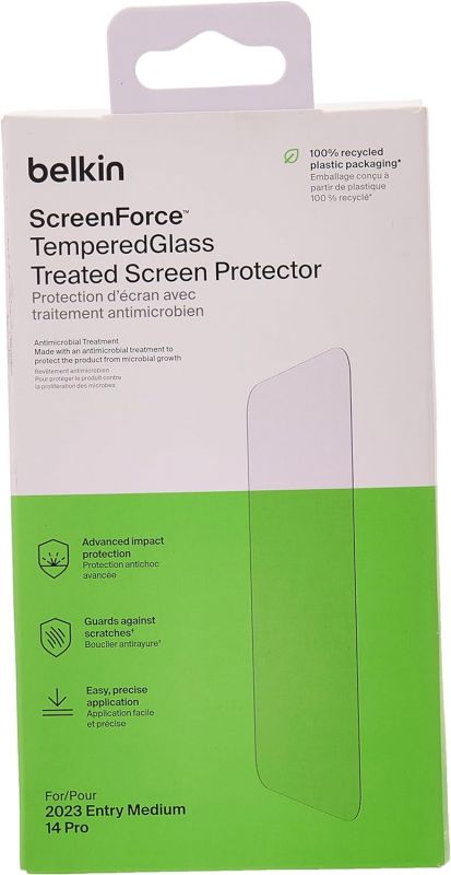 Захисне скло Belkin для Apple iPhone 15/14 Pro TemperedGlass Screen Protection