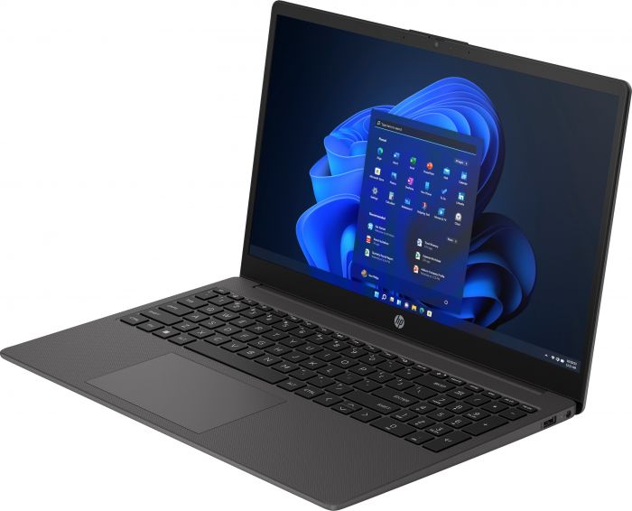 Ноутбук HP 250-G10 15.6" FHD AG, Intel N200, 8GB, F256GB, UMA, DOS, чорний