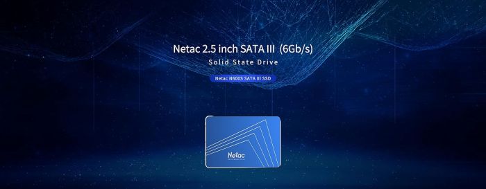 Накопичувач SSD Netac 2.5"  128GB SATA N600S
