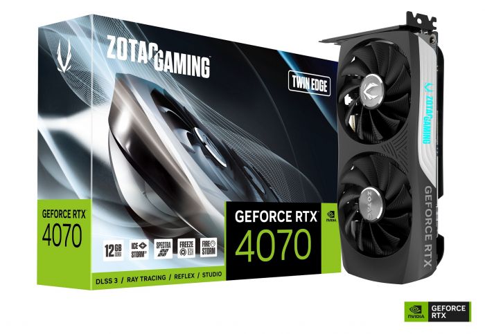 Відеокарта ZOTAC GeForce RTX 4070 12GB GDDR6X Twin Edge