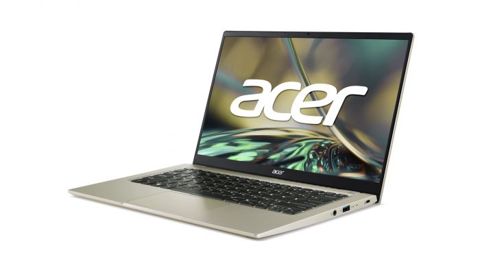 Ноутбук Acer Swift 3 SF314-512 14" FHD IPS, Intel i5-1240P, 16GB, F512GB, UMA, Lin, золотистий