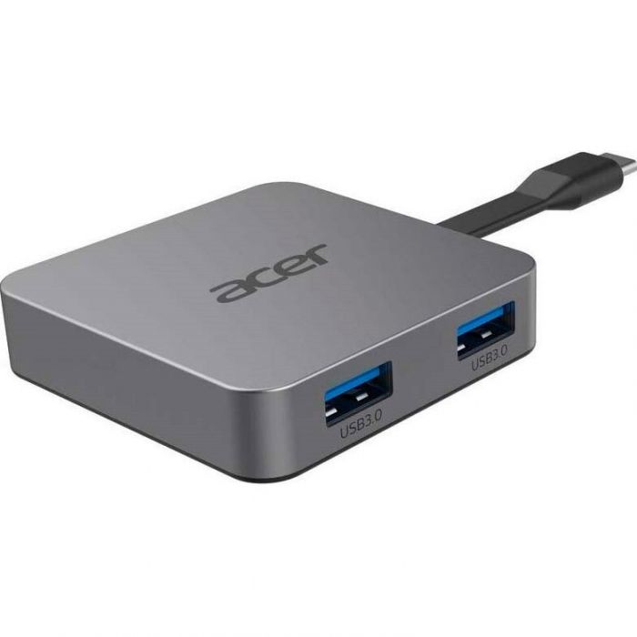 Хаб Acer USB-С > 2xUSB-A3.2/USB-C/ HDMI, 0.15м, сірий