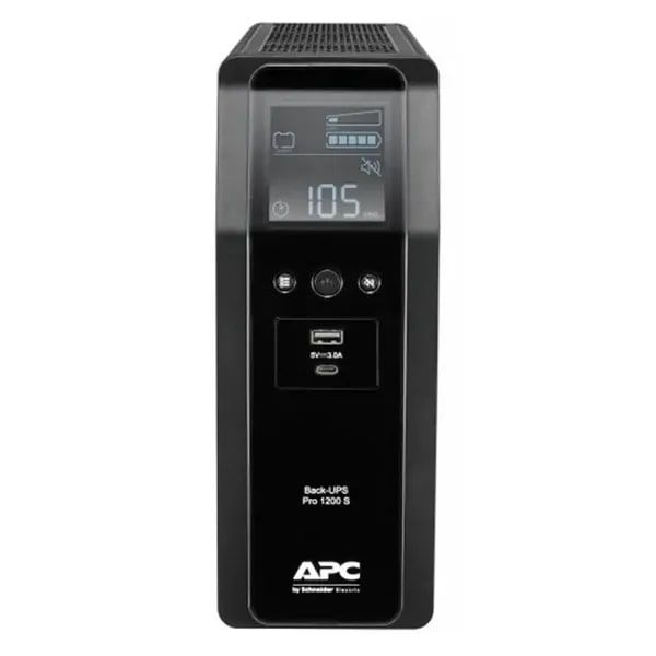 Джерело безперебійного живлення APC Back UPS Pro S 1200VA/720W, LCD, USB, 6+2 C13