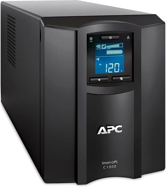 Джерело безперебійного живлення APC Smart-UPS C 1000VA/600W, LCD, USB, SmartConnect, 8xC13