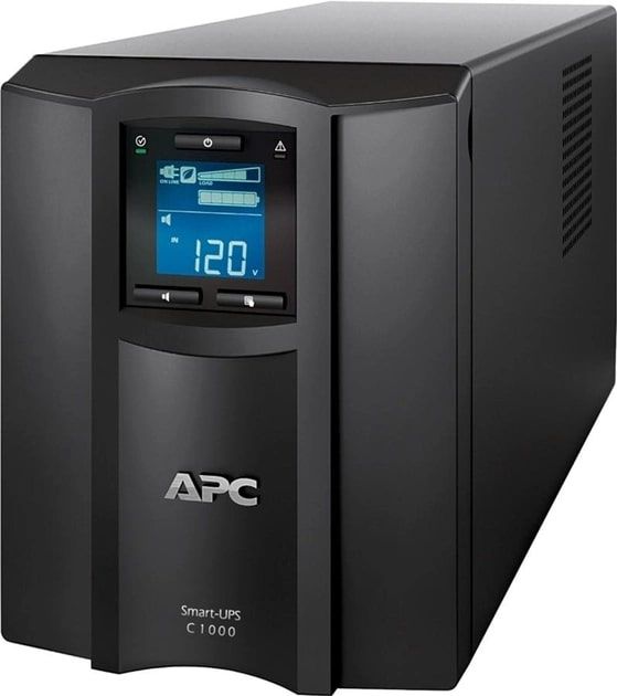 Джерело безперебійного живлення APC Smart-UPS C 1000VA/600W, LCD, USB, SmartConnect, 8xC13