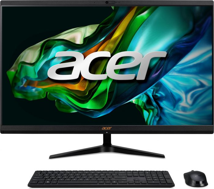 Персональний комп'ютер моноблок Acer Aspire C24-1800 23.8" FHD, Intel i3-1305U, 8GB, F512GB, UMA, WiFi, кл+м, без ОС, чорний