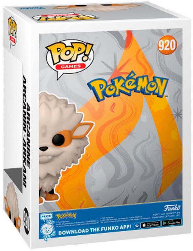 Фігурка Funko POP Games: Pokemon - Arcanine (EMEA)