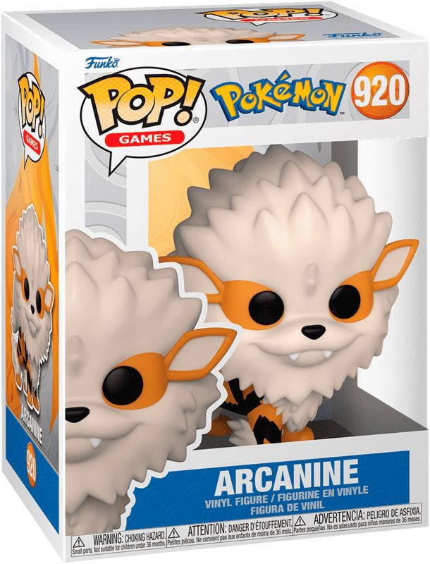 Фігурка Funko POP Games: Pokemon - Arcanine (EMEA)