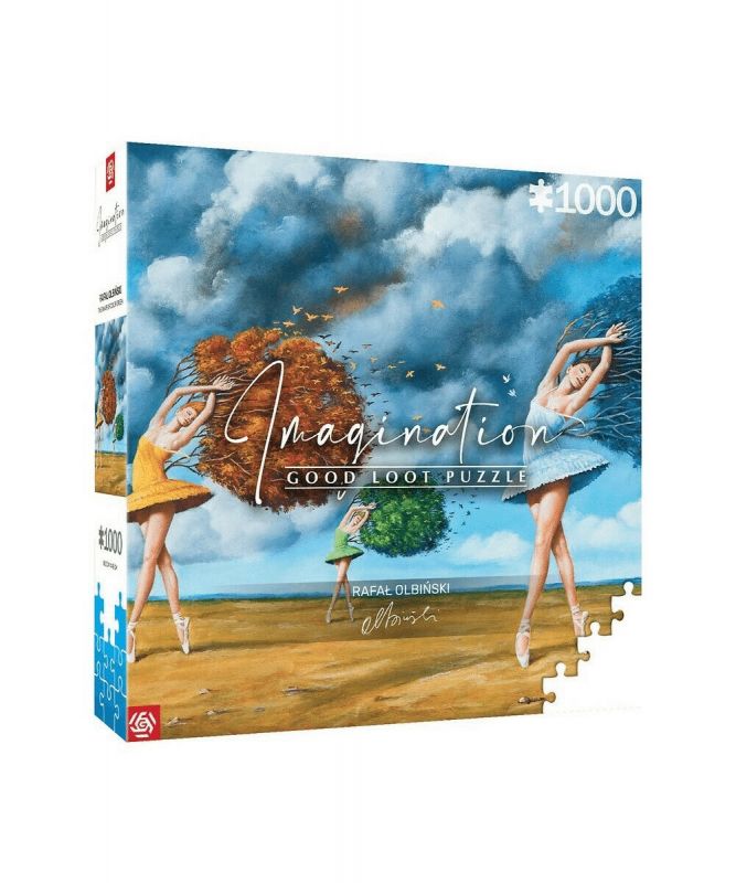 Пазл Imagination: Rafal Olbinski The Shape of Color Green Puzzles 1000 ел.