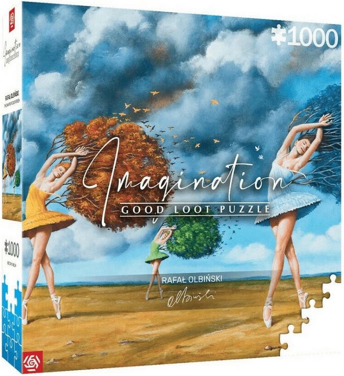 Пазл Imagination: Rafal Olbinski The Shape of Color Green Puzzles 1000 ел.