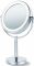 Дзеркало косметичне Beurer настільне, від мережі, діаметр-17см, підсвічування, білий