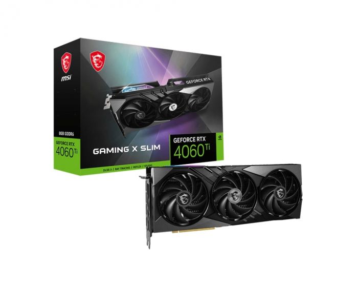 Відеокарта MSI GeForce RTX 4060 Ti 8GB GDDR6 GAMING X SLIM