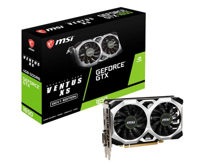 Відеокарта MSI GeForce GTX 1650 4GB GDDR6 VENTUS XS V1