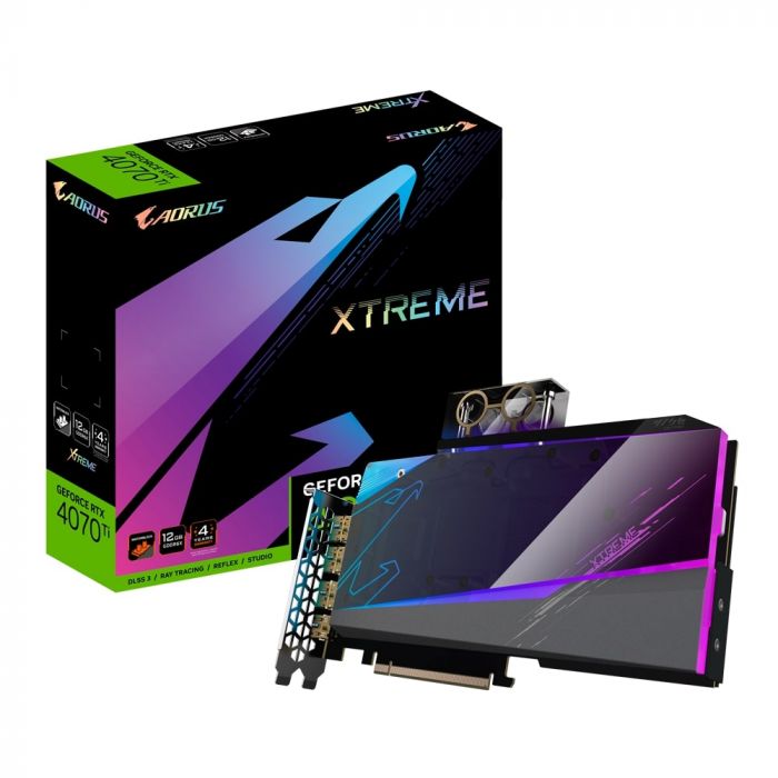 Відеокарта GIGABYTE GeForce RTX 4070 Ti 12GB GDDR6X XTREME WATERFORCE WB