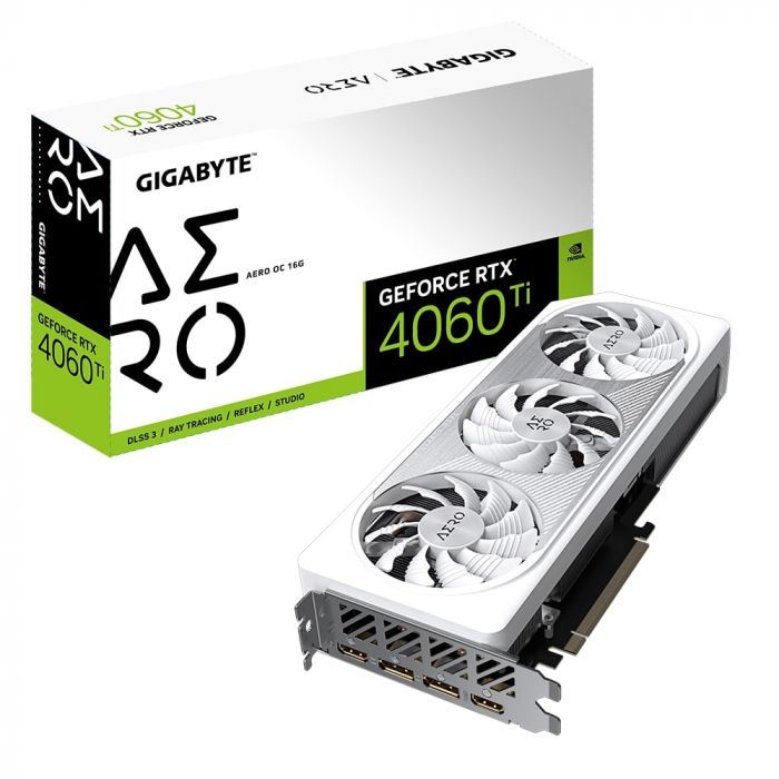 Відеокарта GIGABYTE GeForce RTX 4060 Ti 16GB GDDR6X AERO