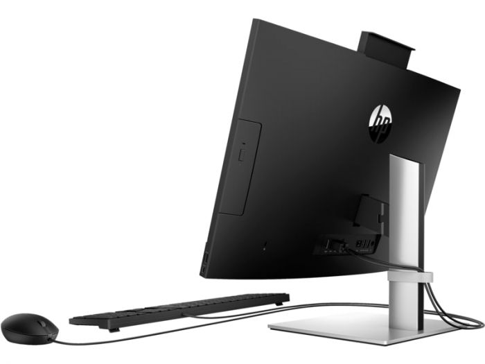 Комп'ютер персональний моноблок HP ProOne 440-G9 23.8" FHD IPS AG, Intel i5-13500T, 16GB, F512GB, UMA, кл+м, DOS, чорний