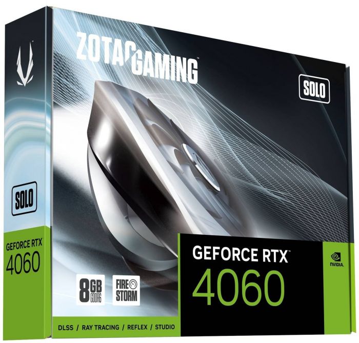 Відеокарта ZOTAC GeForce RTX 4060 8GB GDDR6 Solo