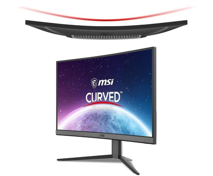 Монітор MSI 23.6" G24C4-E2 2xHDMI, DP, Audio, VA, 180Hz, 1ms, sRGB 112%, CURVED, AdaptiveSync