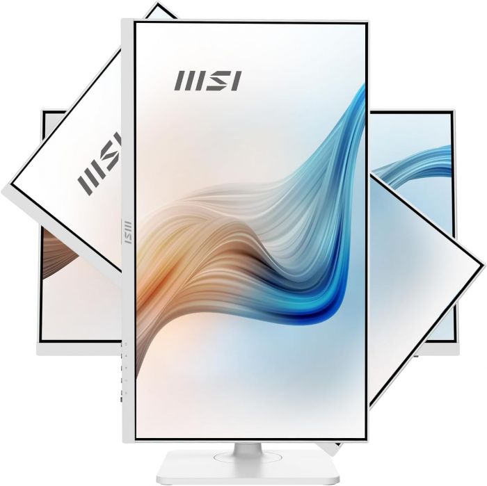 Монітор MSI 23.8" Modern MD2412PW HDMI, USB-C, MM, IPS, 100Hz, 4ms, sRGB 114%, Pivot, білий