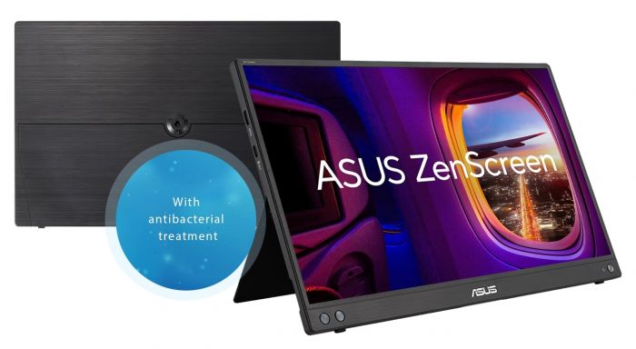 Монітор портативний Asus 15.6" ZenScreen MB16AHV mHDMI, 2xUSB-C, IPS, Cover