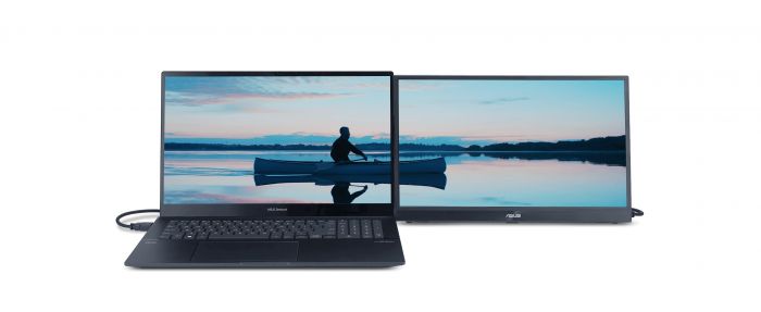 Монітор портативний Asus 17.3" ZenScreen MB17AHG HDMI, 2xUSB-C, Audio, IPS, 144Hz, sRGB 100%, AdaptiveSync, Cover