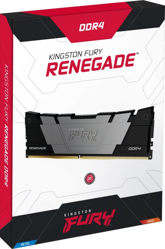 Пам'ять ПК Kingston DDR4   8GB 3200 FURY Renegade Чорний