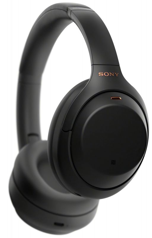 Навушники Over-ear Sony WH-1000XM4 BT 5.0, ANC, Hi-Res, AAC, LDAC, Wireless, Mic, Чорний