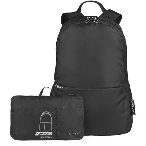 Рюкзак розкладний Tucano Compatto Eco XL, чорний