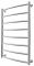 Рушникосушка Mario водяна Стандарт, 800x530x500мм, комбі підключення, нерж.сталь, хром