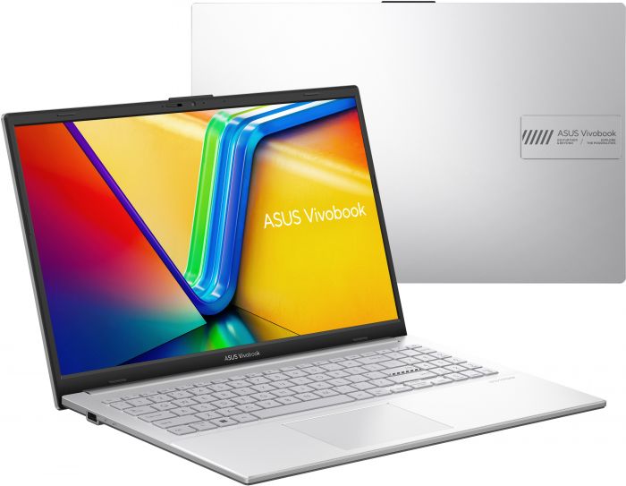 Ноутбук ASUS Vivobook GO E1504FA-BQ534 15.6" FHD IPS, AMD R5-7520U, 16GB, F512GB, UMA, NoOS, Сріблястий