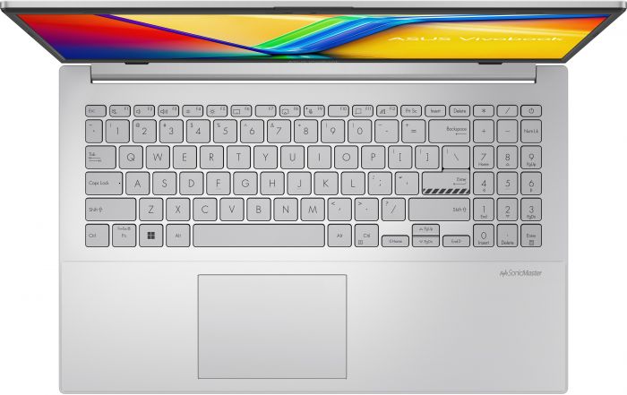 Ноутбук ASUS Vivobook GO E1504FA-BQ534 15.6" FHD IPS, AMD R5-7520U, 16GB, F512GB, UMA, NoOS, Сріблястий