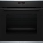 Духова шафа Bosch електрична, 71л, A, дисплей, конвекція, піроліз, чорний