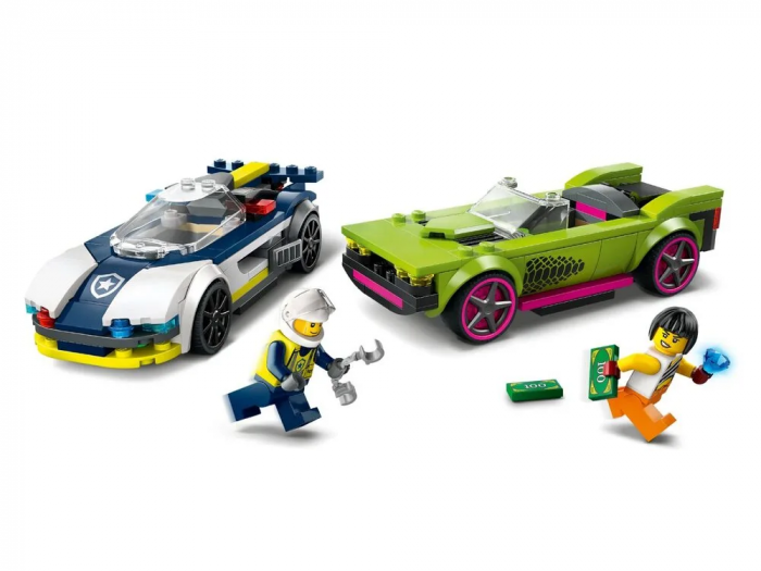 Конструктор LEGO City Переслідування маслкара на поліцейському автомобілі