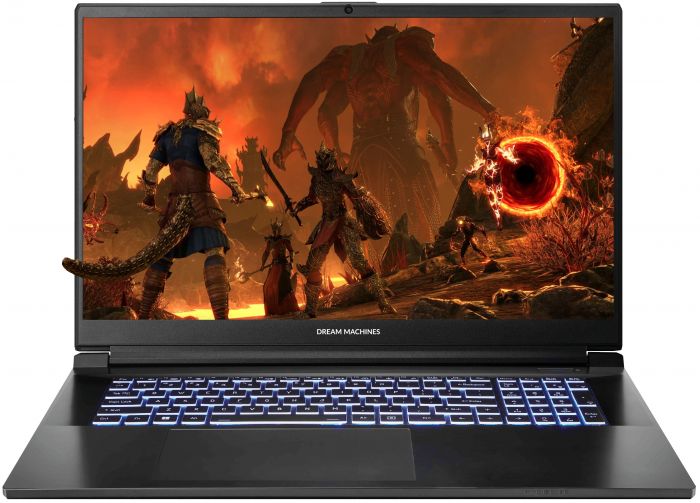 Ноутбук Dream Machines RG4060-17 17.3FHD IPS, Intel i7-13620H, 32GB, F1TB, NVD4060-8, DOS, чорний